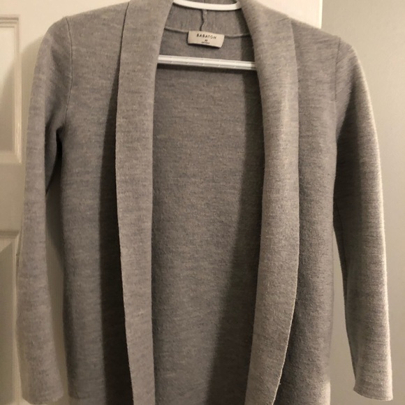 Aritzia Babaton ammonius grey merino cardigan - Picture 3 of 4